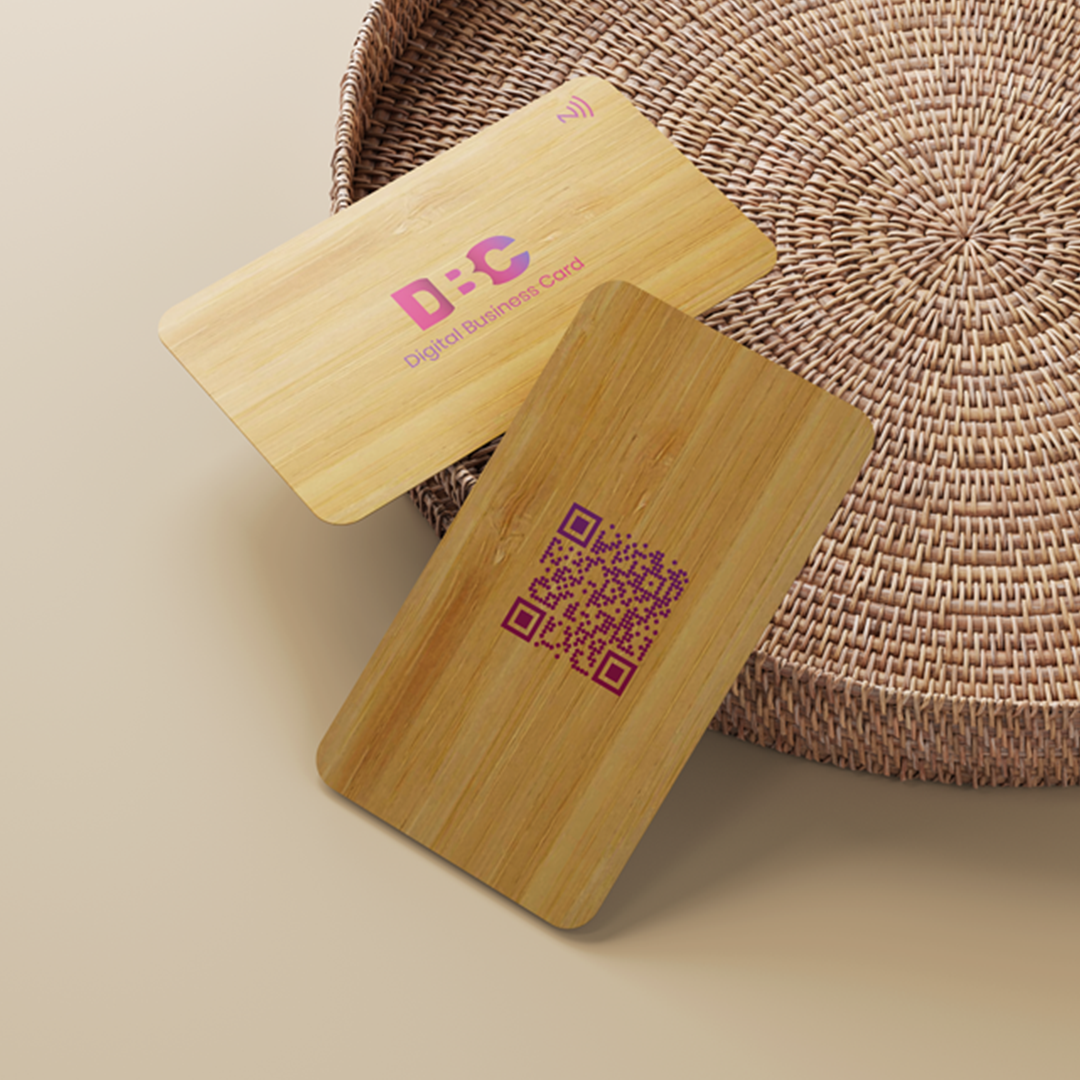 Custom Bamboo NFC Card